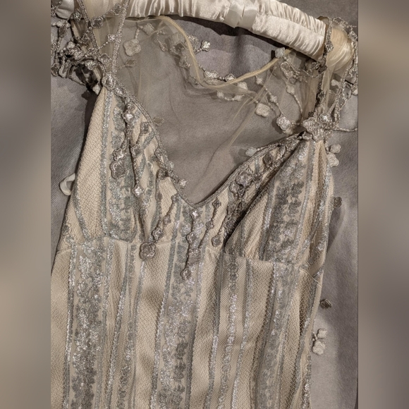 Claire Pettibone Florence Gothic Angel 2015 Vintage Couture Wedding Dress Size10 - Picture 14 of 16